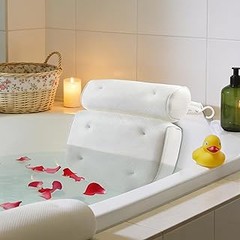 ¿Son efectivas las almohadas para bañera en el cuidado del cuello?