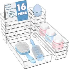 ** Comparativa entre materiales de organizadores de cajón para productos de belleza