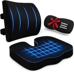 Comparativa de Mejores Packs de Almohada y Cojín Lumbar