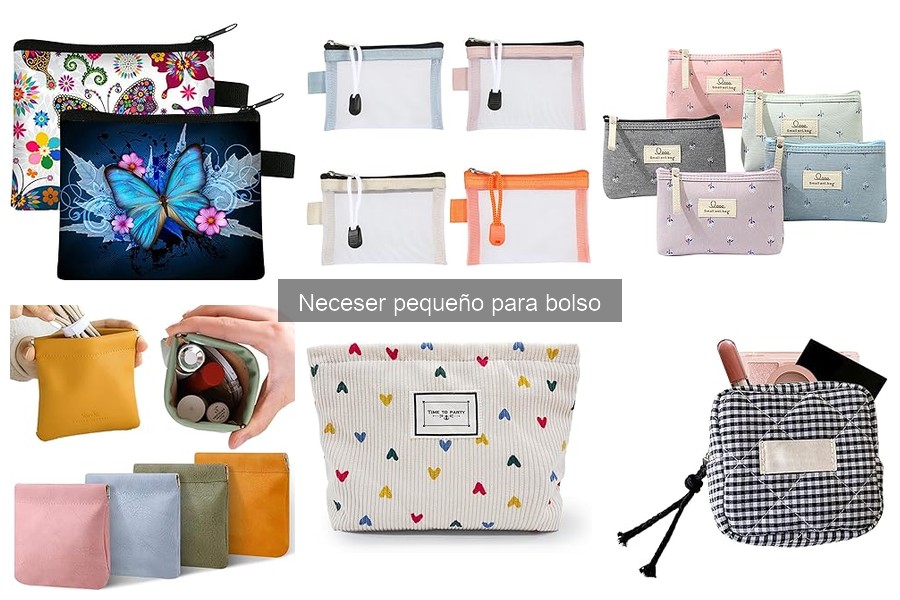 Accesorios esenciales para un neceser pequeño de bolso