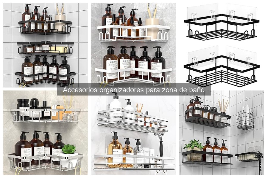 Accesorios organizadores para baño: Mejora tu espacio estético