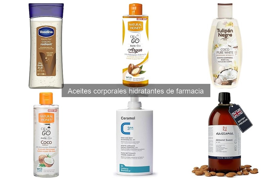 Aceites corporales naturales para el cuidado personal