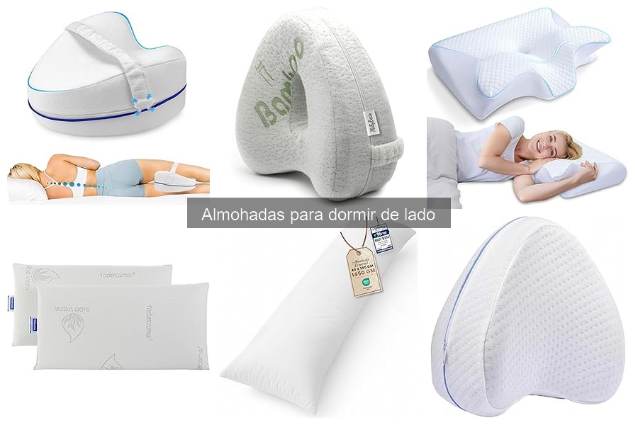 Almohadas para dormir de lado: diferencias de materiales