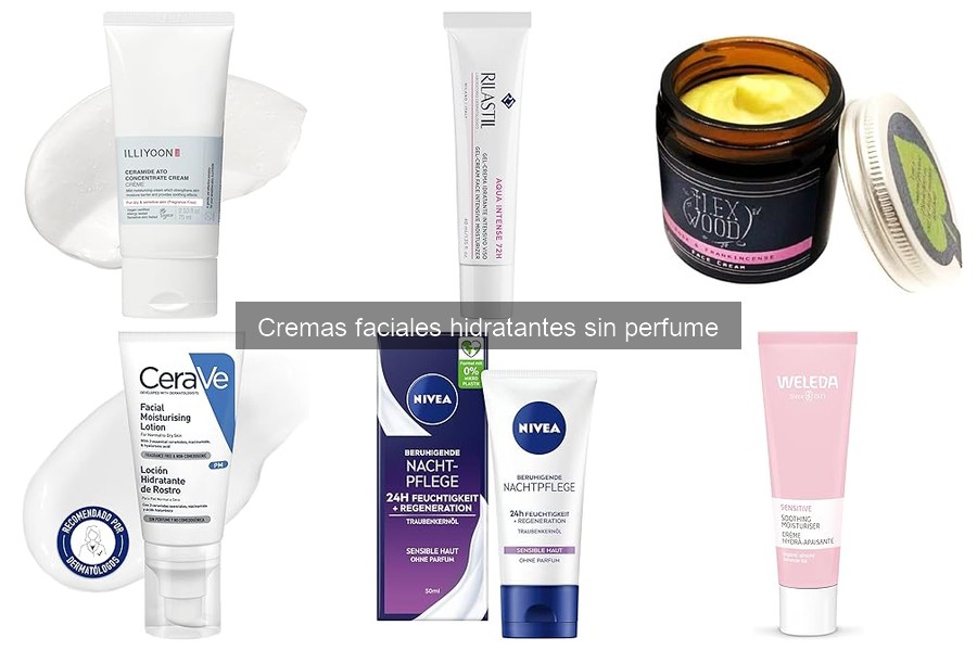 Alternativas a Cremas Faciales Hidratantes Sin Perfume