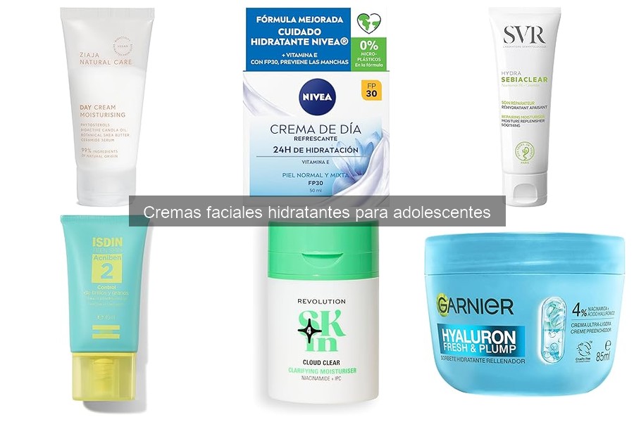 Alternativas a cremas hidratantes para piel sensible adolescente