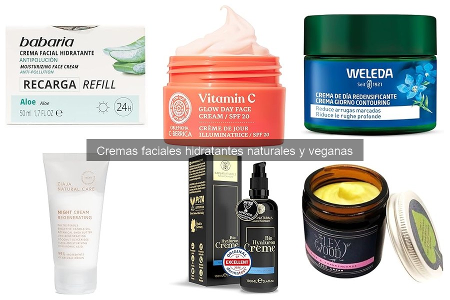 Alternativas a cremas hidratantes veganas para alergias