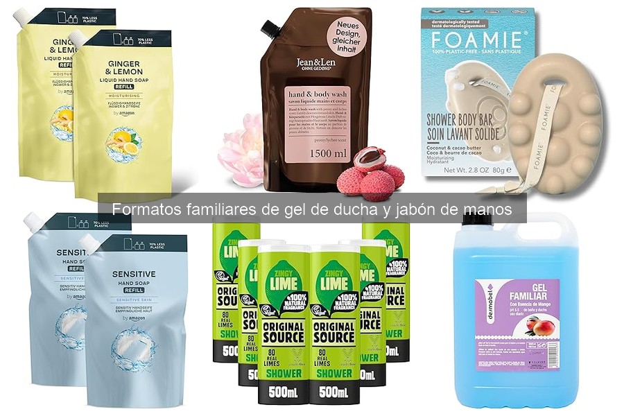 Alternativas a geles de ducha para pieles sensibles