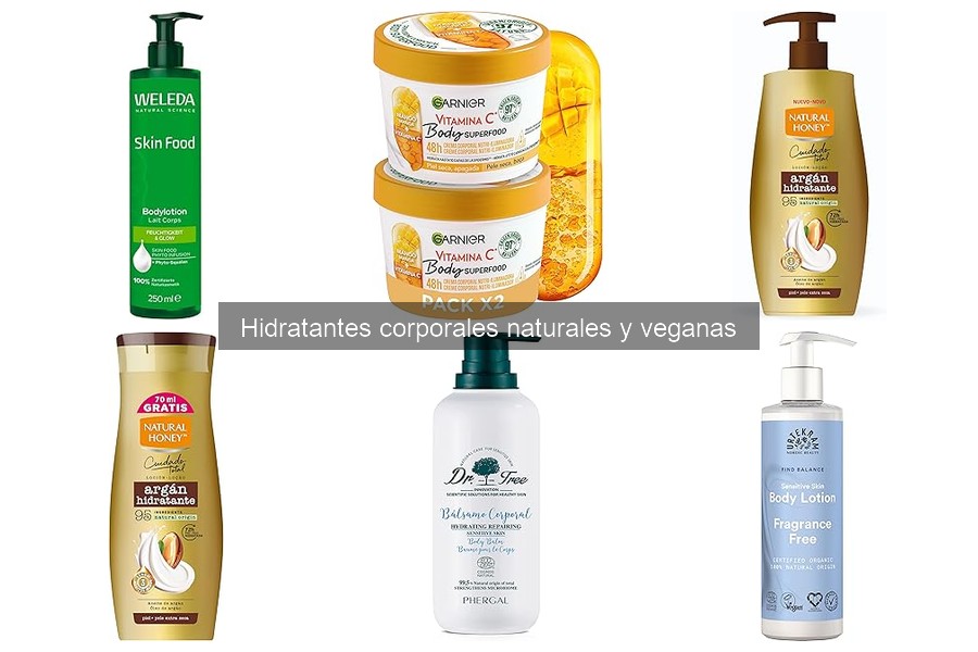 Alternativas a Hidratantes Corporales Naturales y Veganos