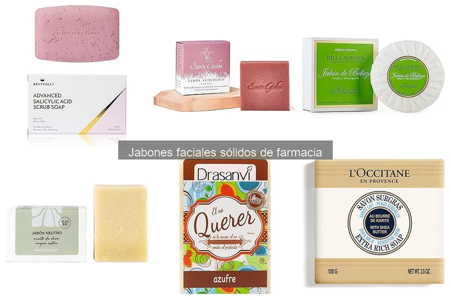 Alternativas a jabones faciales sólidos para limpieza