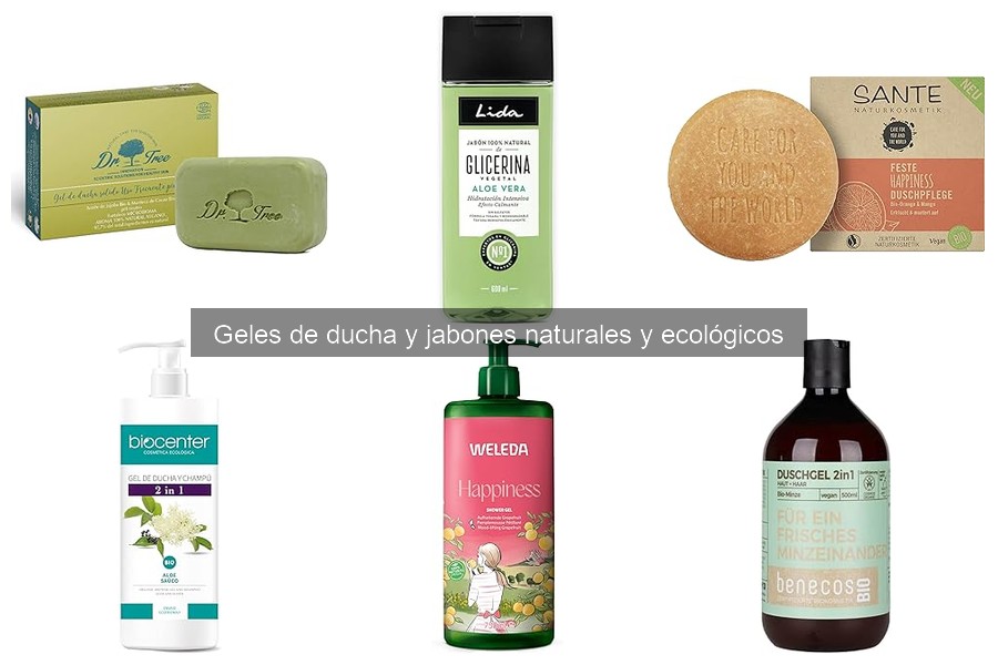 Alternativas a Jabones Sintéticos: Geles de Ducha Naturales