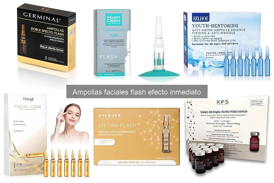 Alternativas a las Ampollas Faciales Flash para Resultados Inmediatos