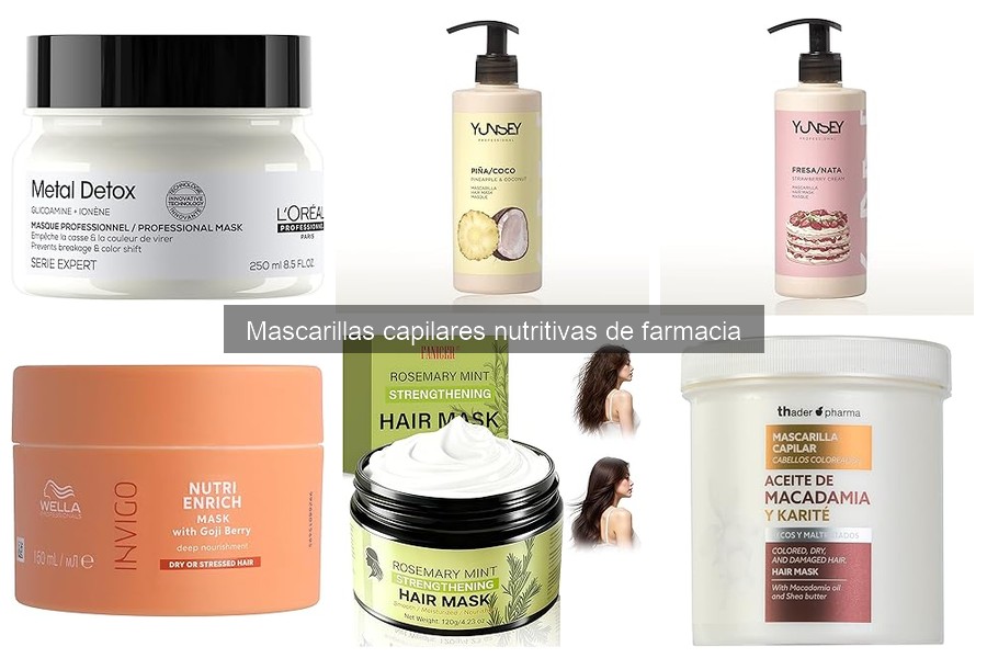 Alternativas a las mascarillas capilares nutritivas de farmacia