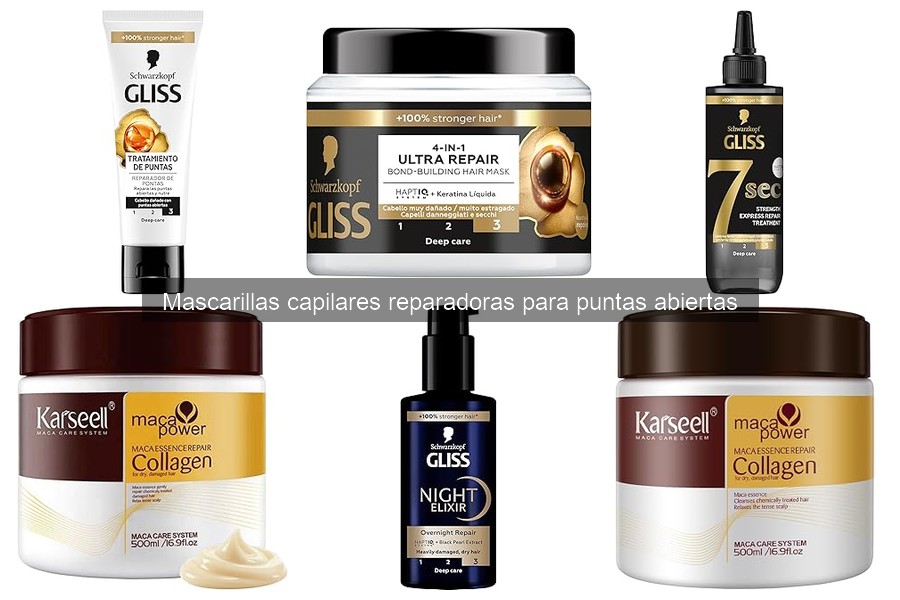 Alternativas a las mascarillas capilares para puntas abiertas