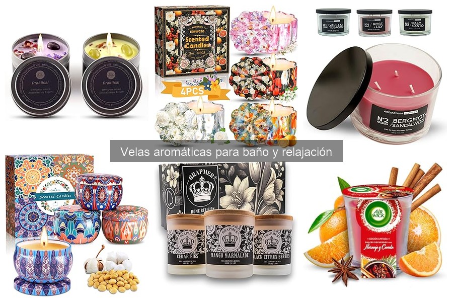 Alternativas a las Velas Aromáticas para el Baño