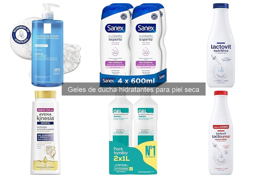 Alternativas a los Geles de Ducha Hidratantes para Piel Seca