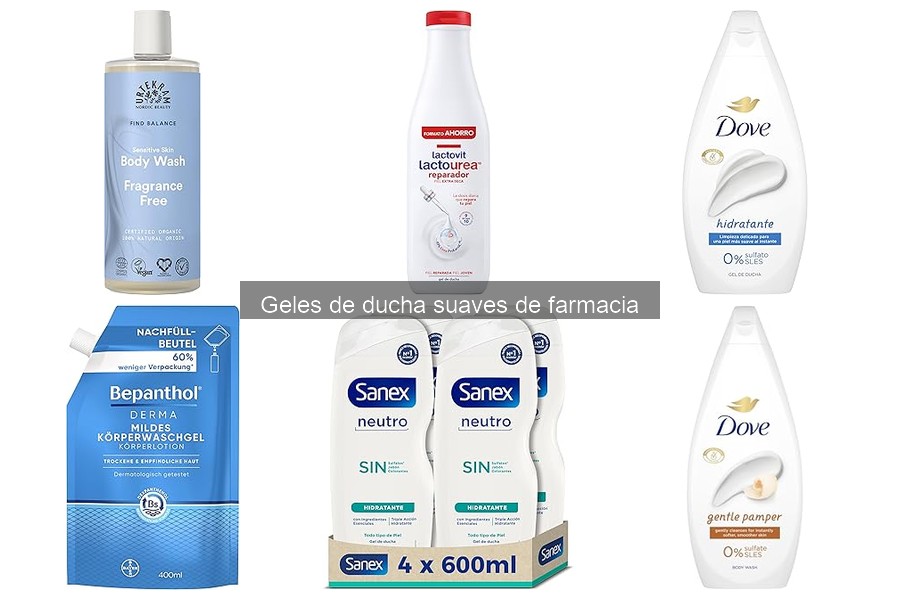 Alternativas a los geles de ducha suaves de farmacia