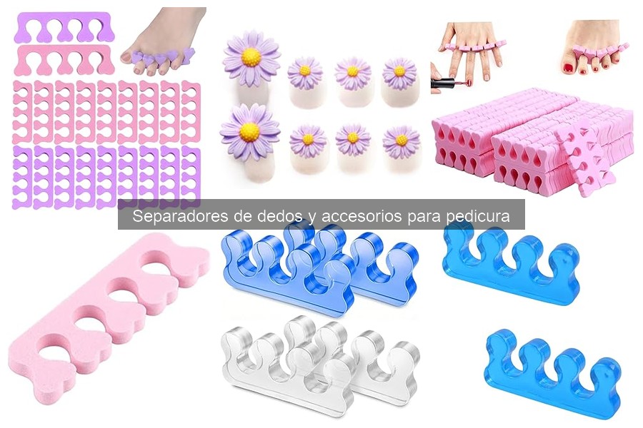 Alternativas a los separadores de dedos para pedicura