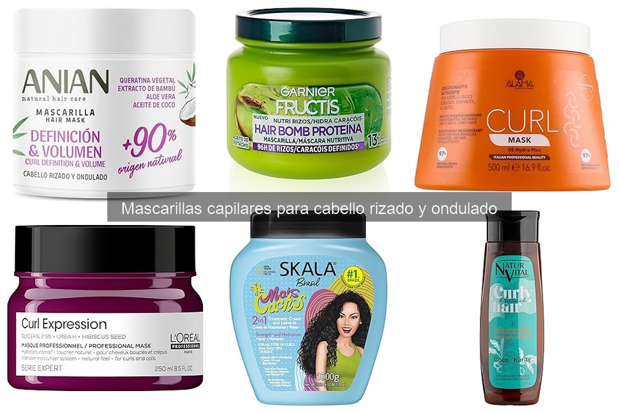 Alternativas a mascarillas capilares para cabello rizado