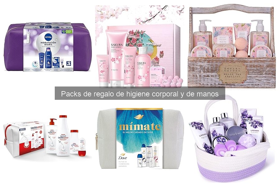 Alternativas a packs de regalo de higiene corporal y manos