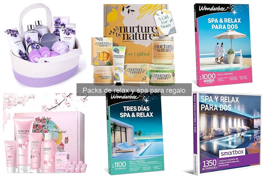 Alternativas a Packs de Relax y Spa para Regalar