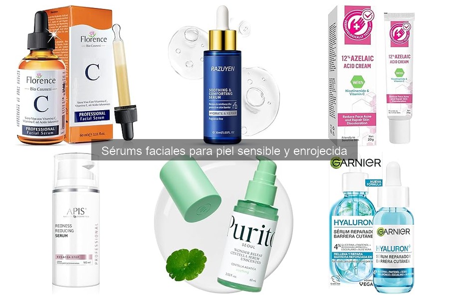 Alternativas a sérums faciales para piel sensible