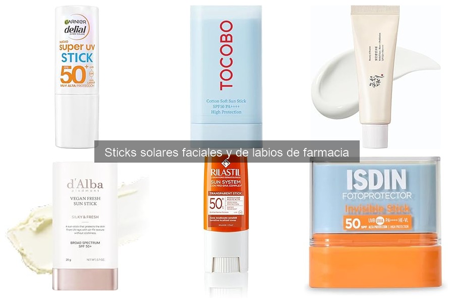 Alternativas a sticks solares para protección facial