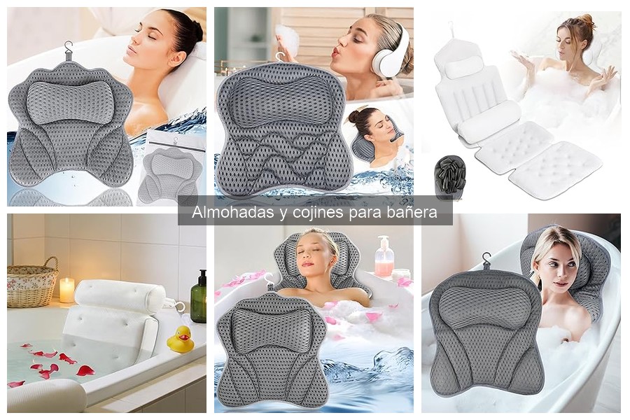 Alternativas cómodas a almohadas de bañera