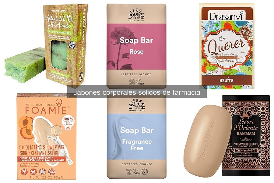 Alternativas Efectivas a Jabones Corporales Sólidos de Farmacia