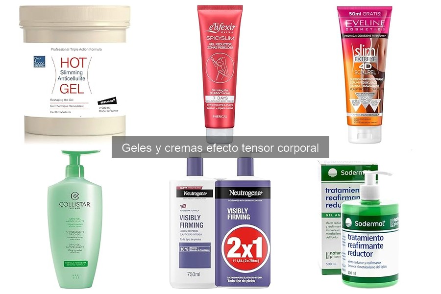 Alternativas naturales a geles y cremas efecto tensor