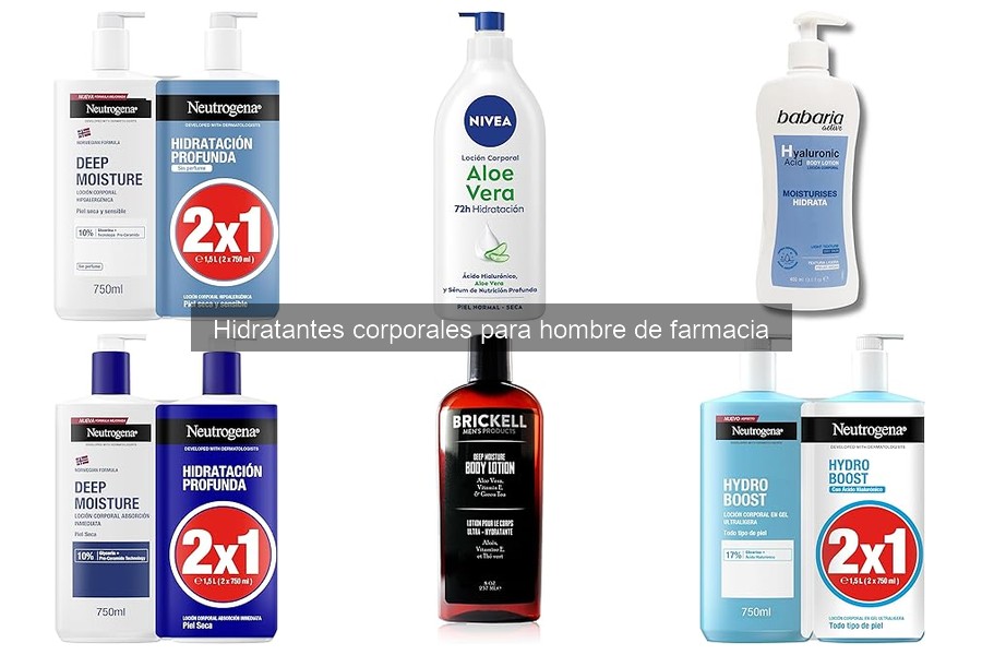 Alternativas naturales a hidratantes corporales para hombre