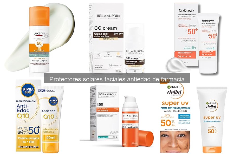 Alternativas naturales a protectores solares faciales antiedad