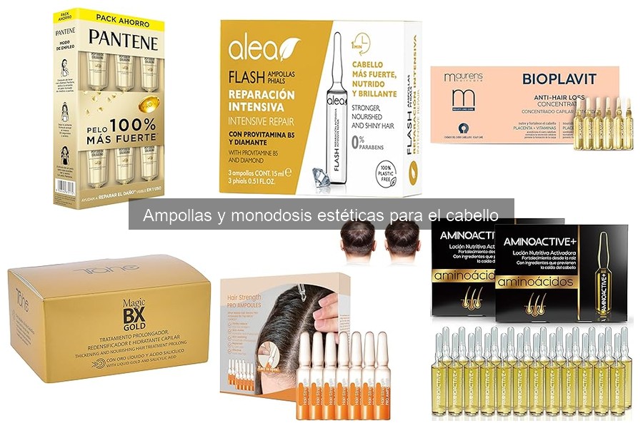 Ampollas estéticas para el cabello: ¿Qué son y cómo funcionan?