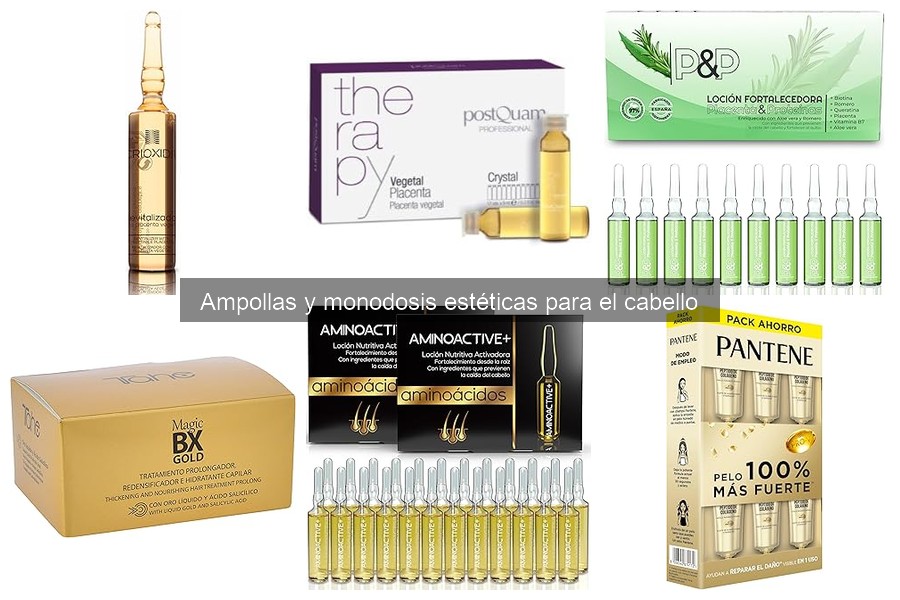 Ampollas estéticas para el cabello: ¿son efectivas?
