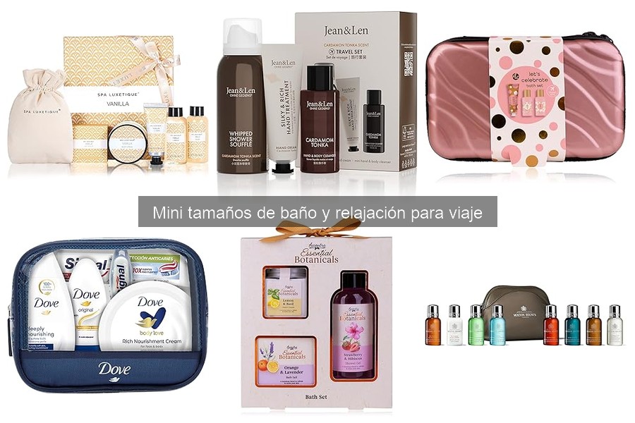 Análisis de Ingredientes en Mini Tamaños de Baño y Relajación
