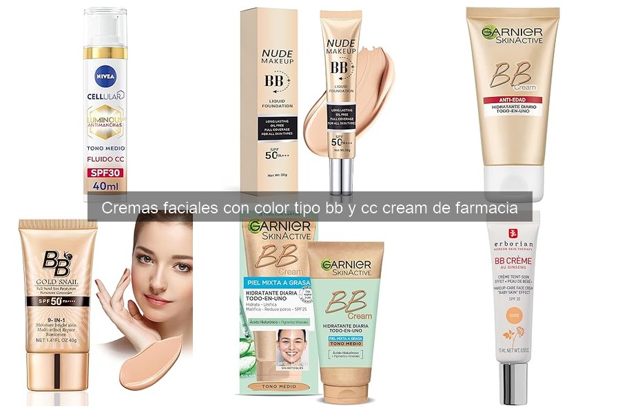 BB y CC Creams recomendadas según tu tipo de piel