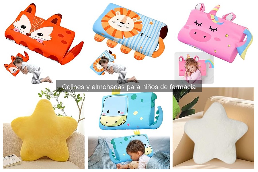 Beneficios de cojines y almohadas para niños de farmacia