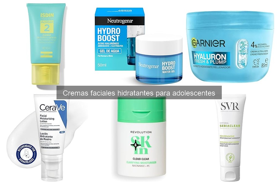 Beneficios de las cremas hidratantes en la adolescencia