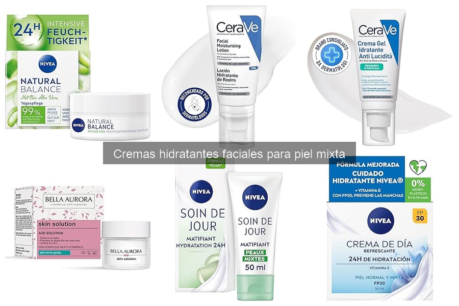 Beneficios de las cremas hidratantes para piel mixta