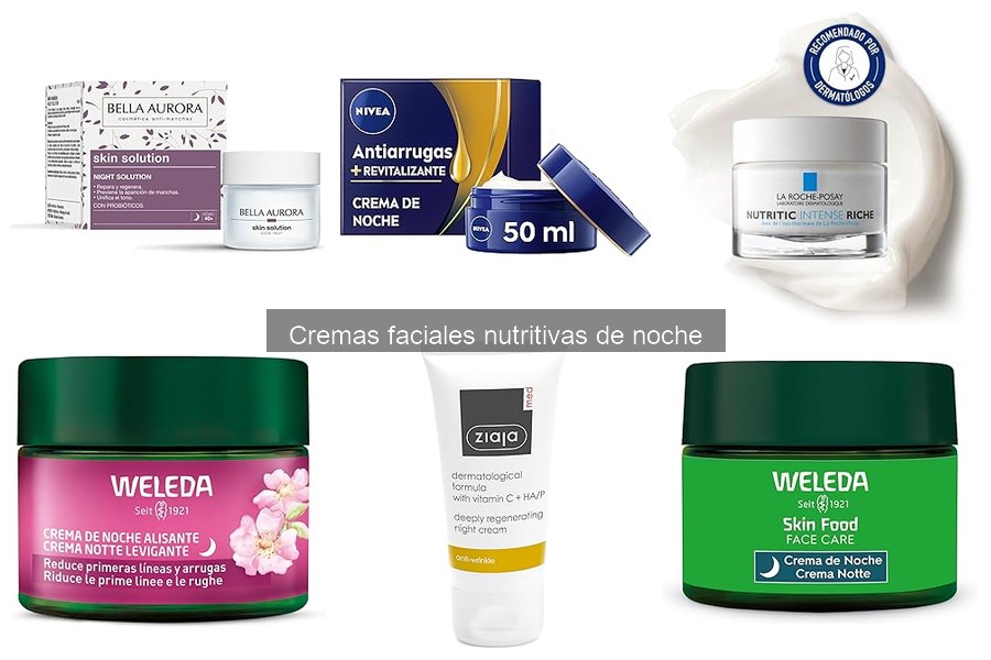 Beneficios de las cremas nutritivas de noche para la piel