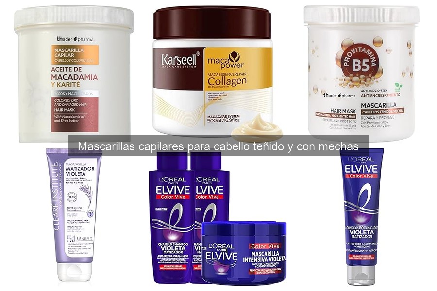 Beneficios de las mascarillas capilares para cabello con mechas