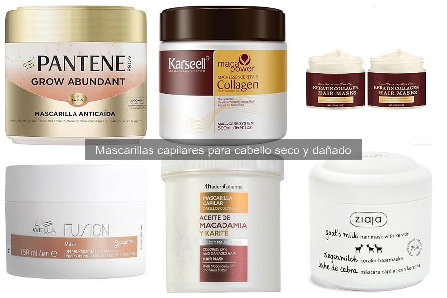 Beneficios de las mascarillas capilares para cabello seco