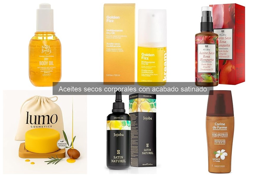 Beneficios de los aceites secos corporales satinados