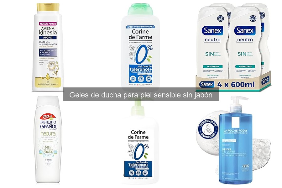 Beneficios de los Geles de Ducha sin Jabón para Piel Sensible