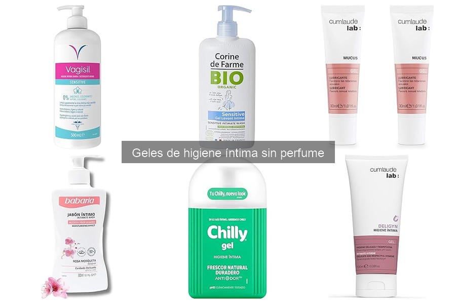 Beneficios de los geles de higiene íntima sin perfume