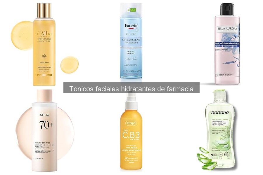 Beneficios de los tónicos faciales hidratantes de farmacia