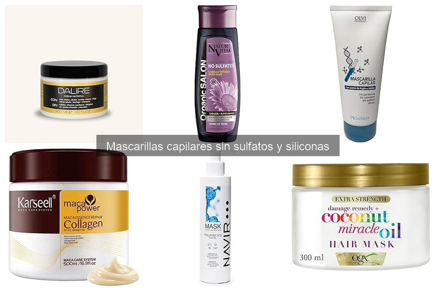 Beneficios de mascarillas capilares sin sulfatos para cabello graso