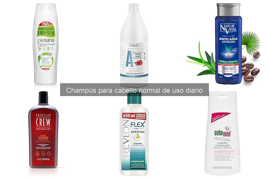 Beneficios de usar champús para cabello normal a diario