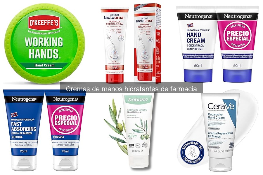 Beneficios de usar cremas de manos hidratantes de farmacia