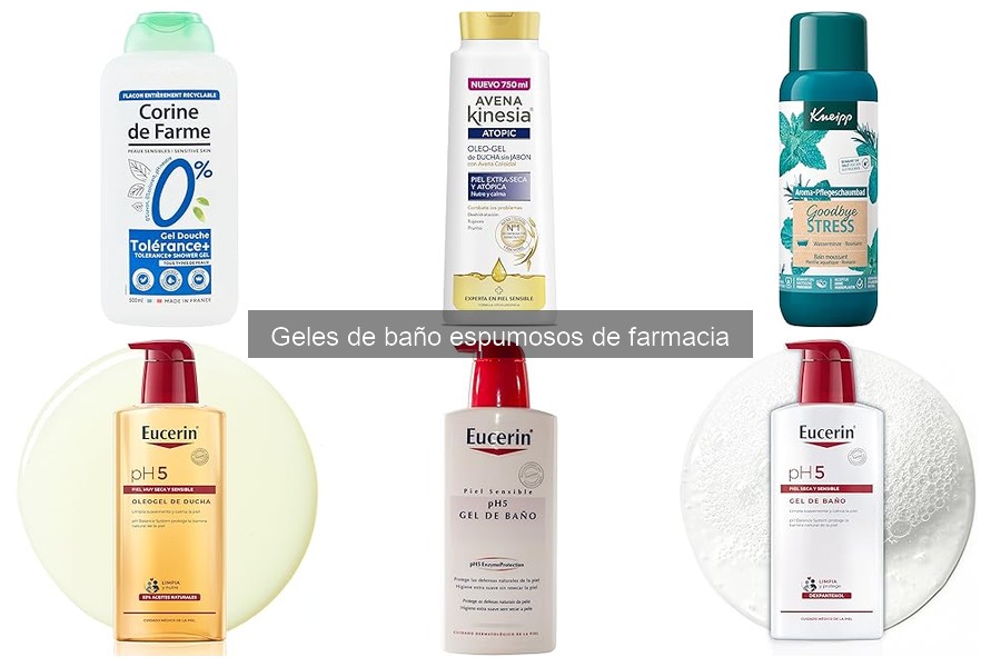 Beneficios de usar geles de baño espumosos de farmacia