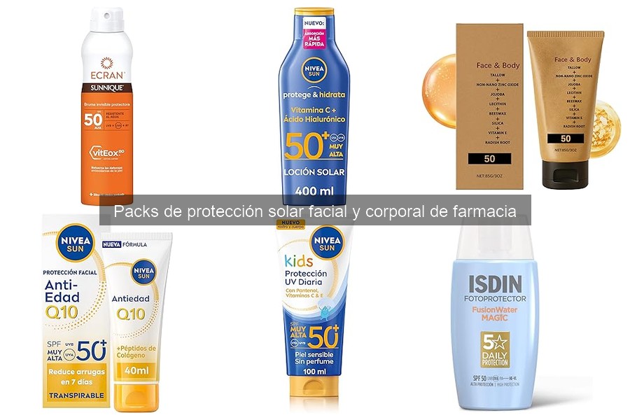 Beneficios de usar un pack de protección solar diario